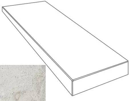 Ступень Gardenia Orchidea Esedra 2.0 G0076091 Gradone Angolare DX Bianco 4x32x80