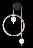 Бра Crystal Lux Rodrigo Ap20W Led Black/Gold фото 3