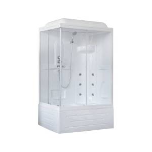 Душевая кабина Royal Bath BP RB8120BP2-T-R с высоким поддоном, с сиденьем