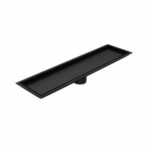 Душевой трап Watersense Alina W00444 черный, 10x40