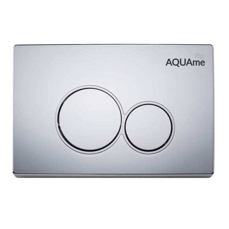 Кнопка смыва AQUAme AQM4101CR хром