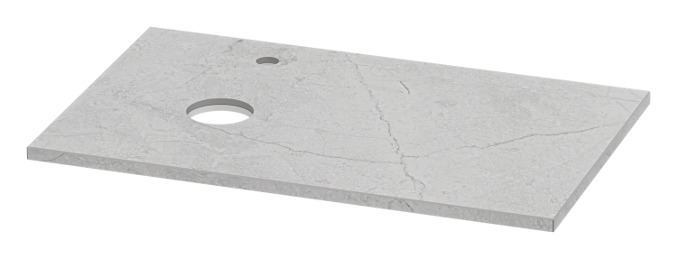 Столешница Brevita Карго MA01-80К серая, 80 см