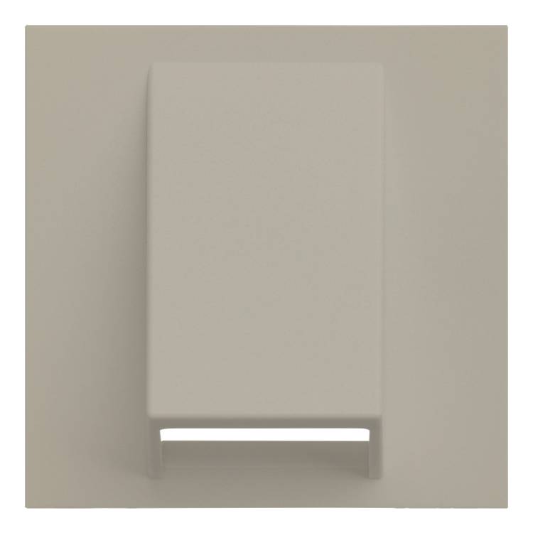 Лицевая панель для вывода кабеля Rikett 35170 LT латте