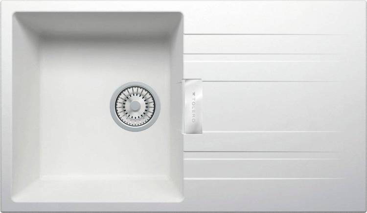 Мойка кухонная Tolero Loft TL-750/923 белая