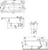 Квариловая ванна Villeroy&Boch Oberon UBQ177OBE2V-01 170x70, alpin фото 15