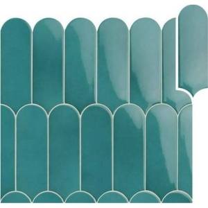 Керамическая плитка Natucer Fan Mix Turchese 7.2x19.5