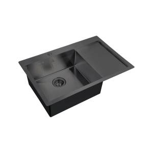 Кухонная мойка Zorg Steel Hammer SH 7851-L GRAFIT графит