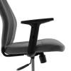 Кресло компьютерное Tetchair Aviator PLT metalBL 24682 серый, 29/W-12, флок, ткань фото 11