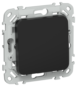 Выключатель 1-клавишный IEK Flite FI-V10-0-10-1-K02 черный