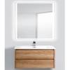 Тумба с раковиной BelBagno Kraft 100 rovere nebrasca nature, раковина LOV-1000-LVB фото 2
