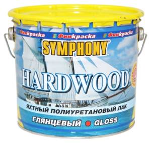 Лак яхтный Symphony Hardwood глянцевый 9 л