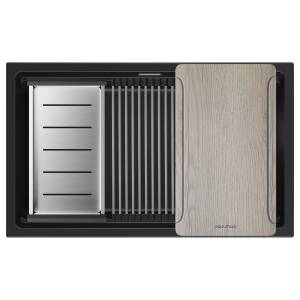 Мойка кухонная Paulmark Lumi-Multi Sink 74 Uni LU-MULTI 74-BLM черный