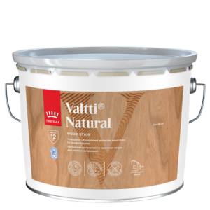 Лазурь ультрастойкая с прозрачным покрытием Tikkivala Valtti Natural полуглянцевая 9 л
