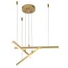 Подвесной светодиодный светильник Indigo Paralleli 14017/3P Gold V000085L фото 4