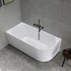 Акриловая ванна Vincea VBT-428-1700L 170x80, левая, щелевой перелив, белая фото 3