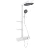 Душевая система AQUAme AQM8005W белая, с термостатом