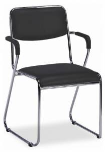 Стул Everprof Fix Plus Chrome 15931, EP-Fix Plus PU Black Черный