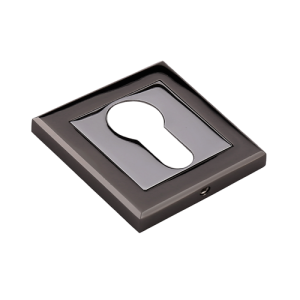 Накладка на цилиндр Adden Bau SC Q001, черный никель-хром