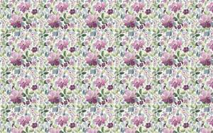 3D Фотообои Artegrafico «Узор с цветами» PRV-017 песок