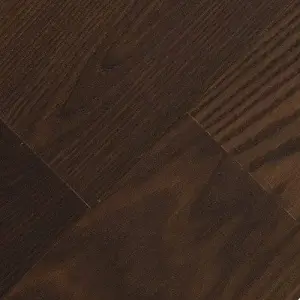 Двухслойная инженерная доска Wood Bee Ясень Chocolate / Шоколад 1200x125x12
