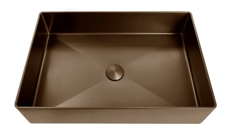 Раковина AltroBagno Солидо (Solido) 001024 BrAn состаренная бронза, 60.4x40.6