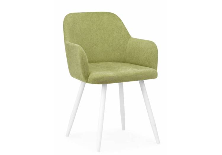 Стул на металлокаркасе Notta Инфини 631744 зеленый (ocean 013) / белый