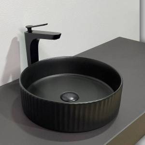 Раковина Comforty 00-00012532 78728MB 35 см, черная матовая