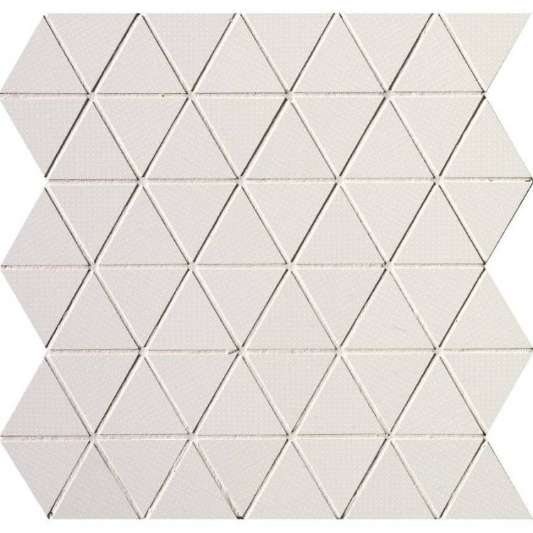 Мозаика FAP Ceramiche Pat fOEF White Triangolo Mosaico 30.5x30.5