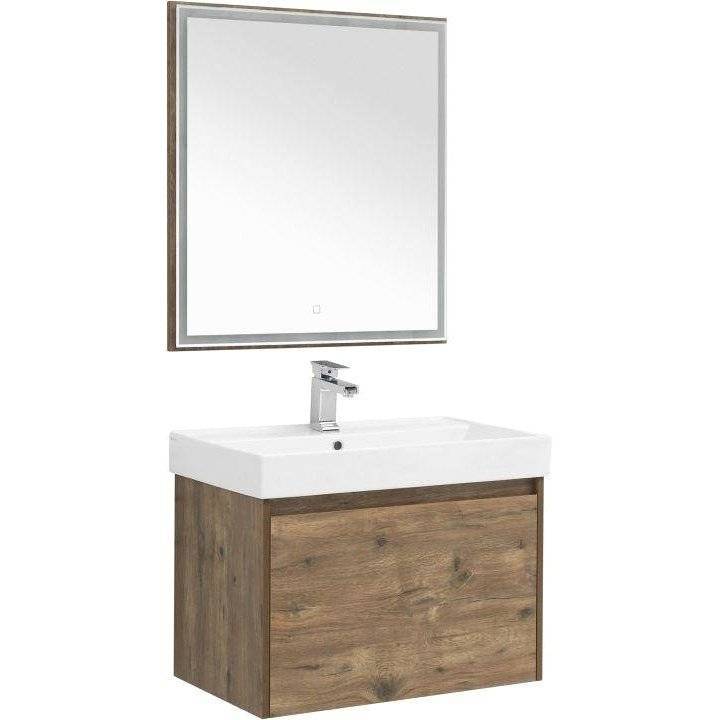 Мебель для ванной Aquanet Nova Lite 75 254217 дуб рустикальный, 1365x757x460