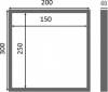 Ревизионный люк Люкер К 20x30 см, настенный фото 5
