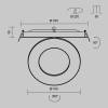 Встраиваемый светильник Technical Vector DL102-12W4K-B фото 11