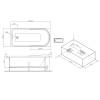 Фронтальная панель для ванны Am.Pm Like W80A-150-070W-P 150х70 см фото 2