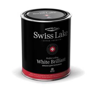 Краска Swiss Lake White Brilliant Водная глубокоматовая (9л)