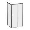 Душевой уголок AM.PM X-Joy W94G-403-10080-BТ Square Slide 100х80, черный, прозрачное