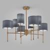 Потолочный светильник Eurosvet Notturno 60162/8 латунь Smart