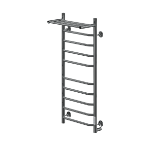 Полотенцесушитель электрический Comfysan Scola 016685 EC-10 100/40 с полкой, хром
