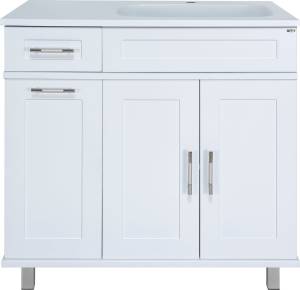 Тумба с раковиной Misty Купер 90 R с бельевой корзиной