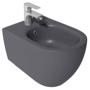 Биде подвесное Isvea Infinity 10NF41001SV-2C антрацит матовое