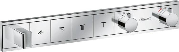 Термостатический смеситель Hansgrohe RainSelect 15357000 для ванны, хром