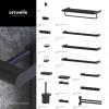 Держатель со стаканом Artwelle Schwarz 7721 матовое стекло, чёрный фото 5