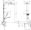 Душевая стойка Hansgrohe Raindance Select E 27363000 хром фото 3