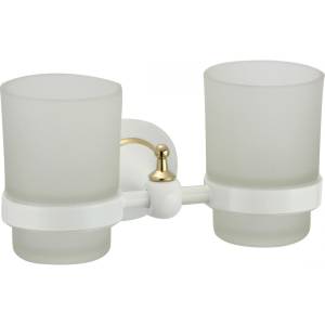 Держатель для двух стаканов Savol 69w S-06968W белый