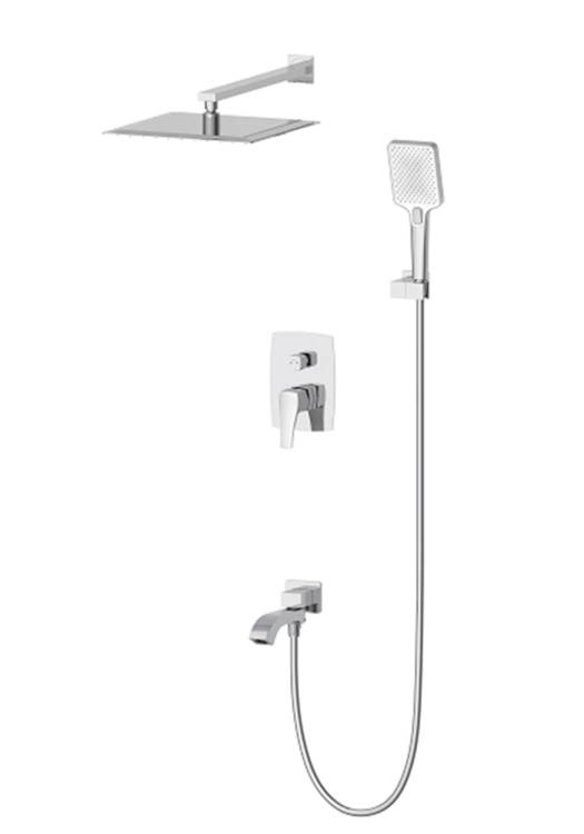 Душевой комплект Wonzon & Woghand WW-88939072-BN встраиваемый, никель