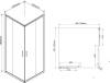 Душевой уголок Vincea Garda VSS-1G100CL 100x100, профиль хром, стекло прозрачное фото 7