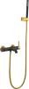 Смеситель для ванны с душем Boheme Uno 463-BG black gold фото 2