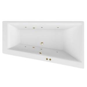 Акриловая ванна Excellent Sfera 170x100 (правая) "SOFT" (бронза)