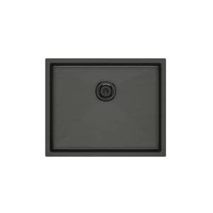 Кухонная мойка Paulmark Next PM215444-GM вороненая сталь