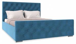 Кровать 1400х2000 НК-Мебель Интеро 72306765 Синий 110x149.4x220.5