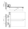 Смеситель для ванны Agger Slim A2221100,хром фото 2