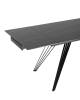 Стол обеденный Stool Group Пандора DF162T 160 DUAL керамика темная 160(240)x90x76 фото 2